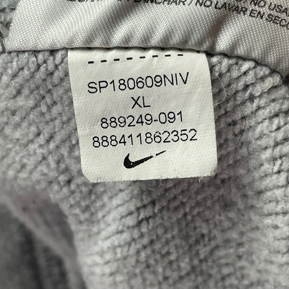 Nike Dri-FIT Hoodie Women's XL Gray Lightweight Athletic Sweatshirt 889249